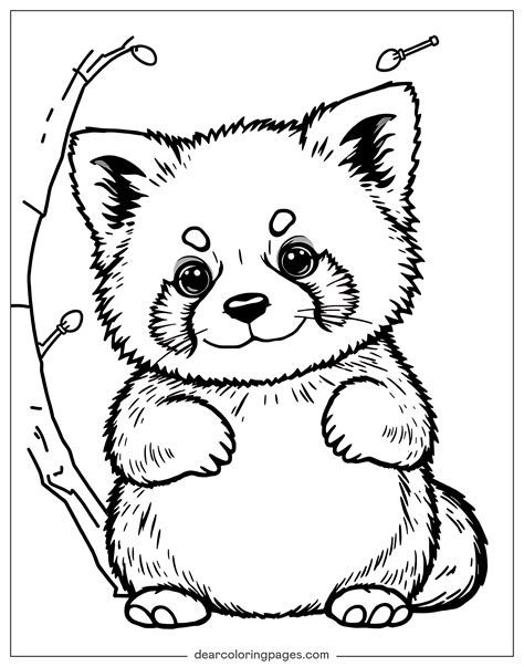 Red Panda Coloring Pages - 11 Free Printable Coloring Pages