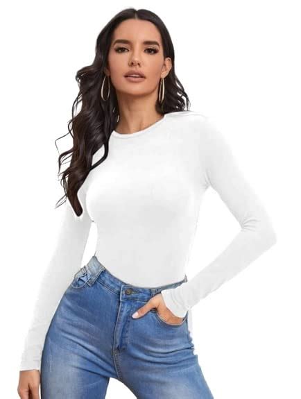Buy Dream Beauty FashionWomen's Full Sleeve Top Round Neck (Empire ...