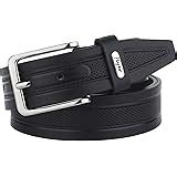 Buy Flyer Men's Leather belt (Formal/Casual) (Colour -Brown/Tan) Buckle ...