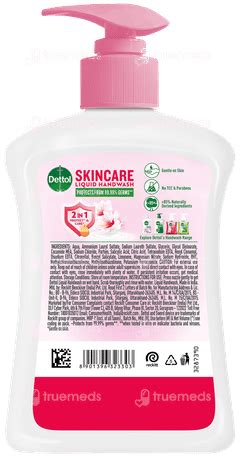 Dettol Skincare Handwash 200 Ml - Uses, Side Effects, Dosage, Price ...