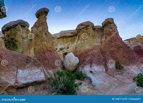 Paint Mines Interpretive Park Colorado Springs Stock Photo - Image of ...
