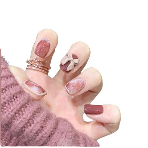 Buy Fashionharbour 24 Reusable Artificial Fake Nail Set| Lightweight ...