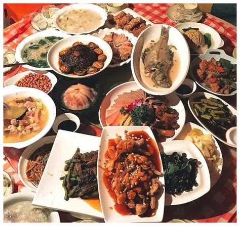 农村流水席,中国菜系,食品餐饮,摄影素材,汇图网www.huitu.com
