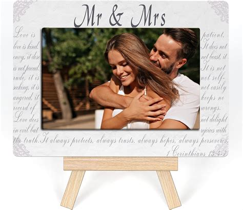 Amazon.com - Ycyfckdr Wedding Picture Frame,Mr&Mrs Picture Frame ...