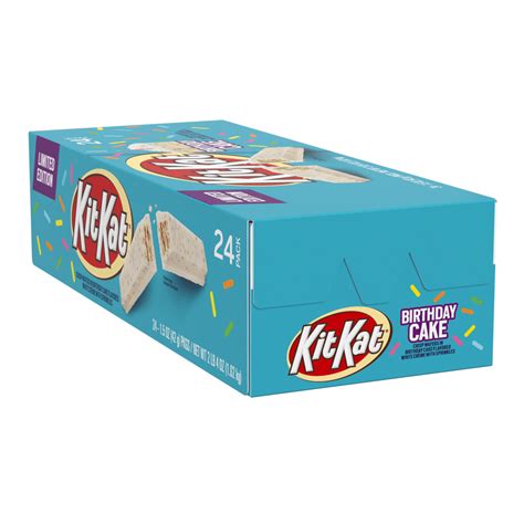 Buy Kit Kat, Limited Edition Crisp Wafers in Birthday Cake Flavored ...