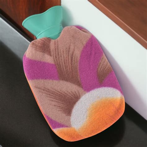 Hot Water Bottle Bag With Cover (1 Pc / Mix Design & Color / 250 ML Ap