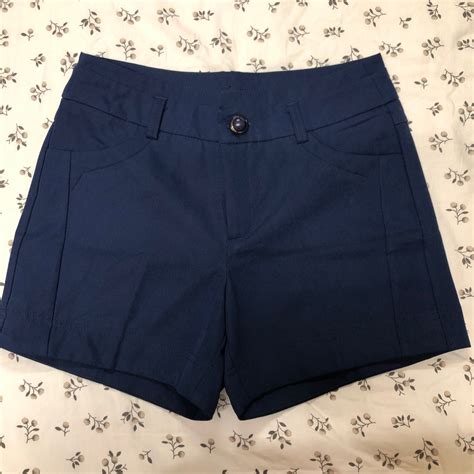 Navy Blue Shorts, Women's Fashion, Bottoms, Shorts on Carousell
