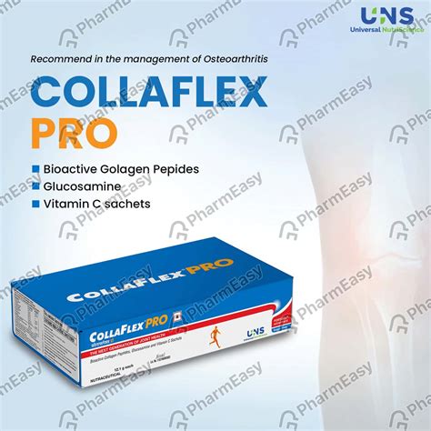Buy COLLAFLEX PRO SUGAR FREE SACHET OF 12.1GM POWDER Online & Get Upto ...