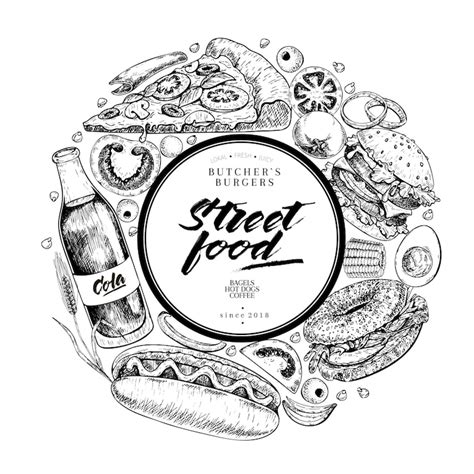 Sketch food Images - Free Download on Freepik