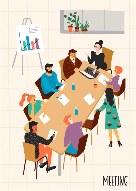 Business Meeting Vector 的图像结果