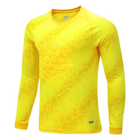 INHZOY Kids Youth Padded Goalkeeper Jersey Football Long Sleeve Goalie ...