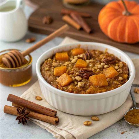 Baked Pumpkin Oatmeal Recipe