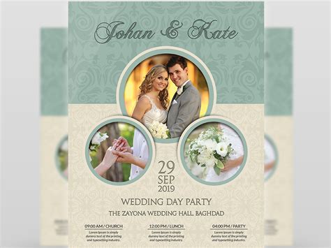 Wedding Flyer Template Free