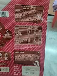 MuscleBlaze Fit High Protein Muesli 1 kg, Dark Chocolate & Cranberry ...