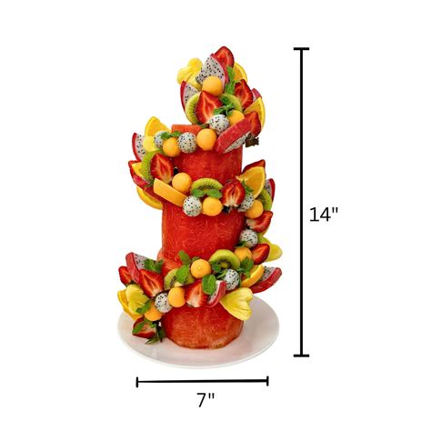 Watermelon Tower | Watermelon cake | Fruit cake.