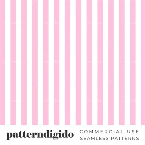 Pink and White Stripes Seamless Repeat Pattern File, Girly Stripes ...