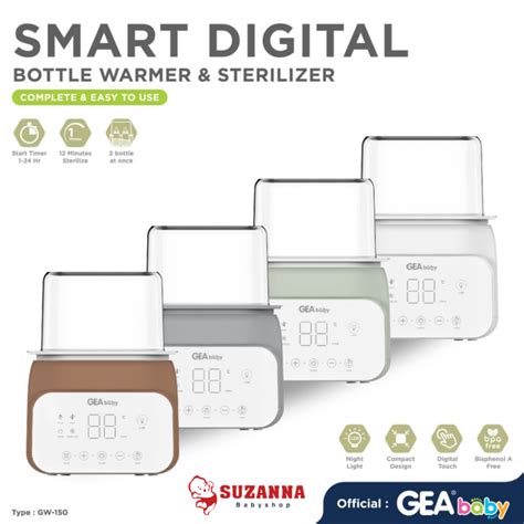 Jual Gea Baby GW-150 Smart Digital Bottle Warmer & Sterilizer | Shopee ...