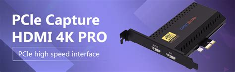 MICROWARE 4K HDMI Capture Card PCIe, 4K30fps Game Capture Internal ...