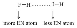 Which of the following hydrogen bond is strongest in vapour phase?