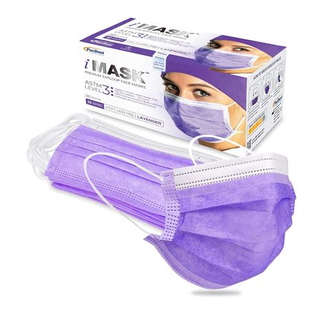 Buy Pac-Dent iMask ASTM Level 3, 4-Ply Disposable Protective Face Masks ...