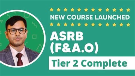 ASRB (F & AO) Tier II Complete