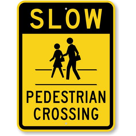 Pedestrian Signs | Pedestrian Crosswalk Signs