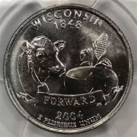 2004-D State Quarter PCGS MS-65 Wisconsin - Extra Leaf Low - Old Pueblo ...