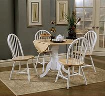 Image result for Small Round Drop Leaf Kitchen Table