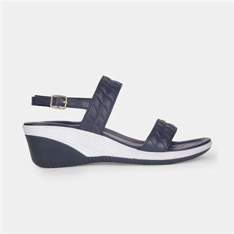 Bata navy casual open toe sandals for women | Bata