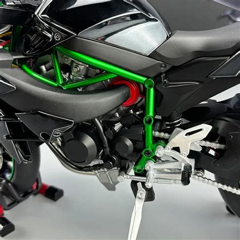 Kawasaki Ninja H2R Smoke 1:6 Diecast Alloy Model Bike – kyaratoy.com