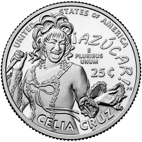 United States Mint Begins Shipping 2024 American Women Quarters™ Honoring Celia Cruz on August 5 ...