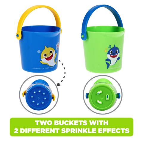 Ginsey Baby Shark Bath Toys Set - Cups, Finger Puppets, and India | Ubuy