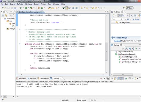 Java List Interface 的图像结果
