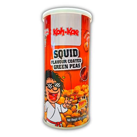 (THAILAND) KOH-KAE – Squid Flavour Coated Green Peas 180G - Asia ...