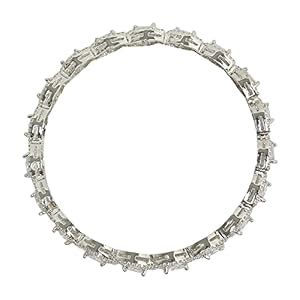VOYLLA CZ Elegance Shiny Stones Studded Designer Bangles : Amazon.in ...