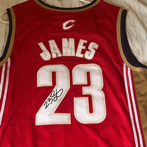 Vintage Autographed Signed Lebron James Jersey - Etsy