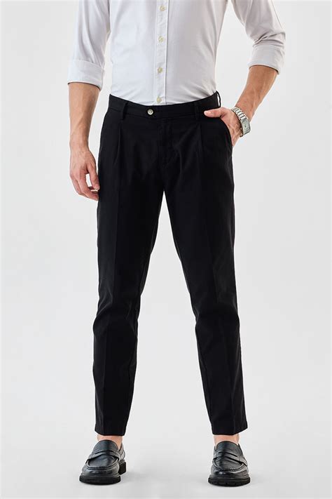 Buy Men's Dark Black Mid Rise Slim Fit Trouser Online | Snitch – SNITCH