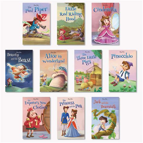 Fairy Tales Story Books for Kids (Pack of 10) | Illustrated Stories ...
