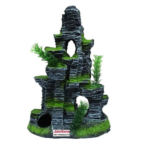 JAINSONS PET PRODUCTS Desolate Tower Aquarium Decoration Ornaments for ...
