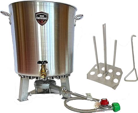 Buy High Performance 60 Quart Turkey Fryer Pot With Drain Valve, Lid ...