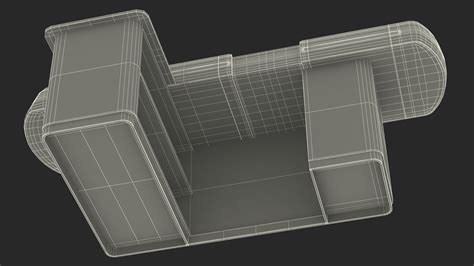 Small Supermarket Checkout Counter Grey 3D model | 3D Molier International