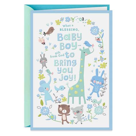 Printable New Baby Boy Cards