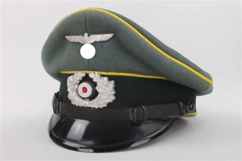 ratisbon's | Heer signals visor cap EM/NCO | DISCOVER GENUINE MILITARIA ...