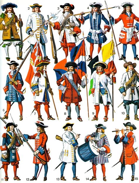 French Infantry. 1660-1700 | Military history, French army, Soldier costume
