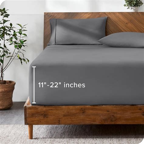 Amazon.com: Bare Home Split Head Flex King Fitted Sheet - Extra Deep ...