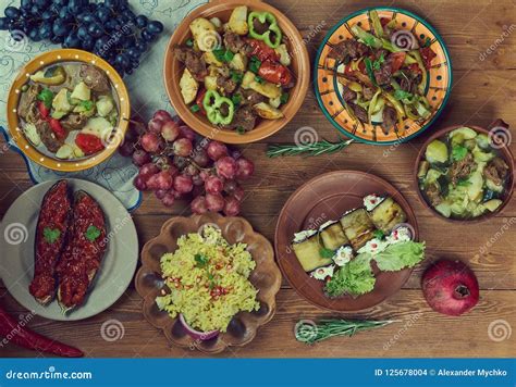 Armenian cuisine stock photo. Image of dish, kerusus - 125678004