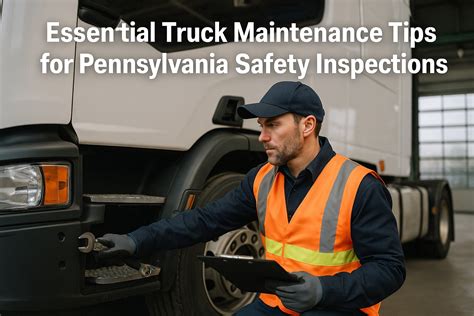 Essential Truck Maintenance Tips for Pennsylvania Safety Inspections