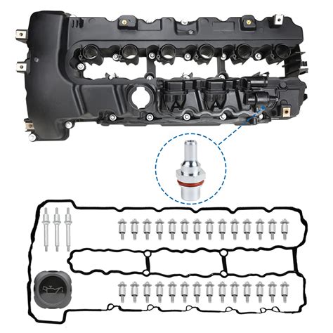 MITZONE N54 Upgraded Valve Cover with Gasket & PCV Compatible with BMW ...