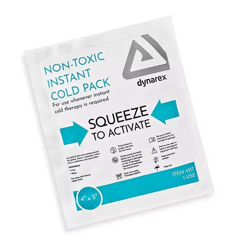 Instant Ice Packs - 4 x 5" S-11477 - ULINE