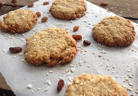 Chewy Anzac Biscuits Recipe - Pescetarian.Kitchen